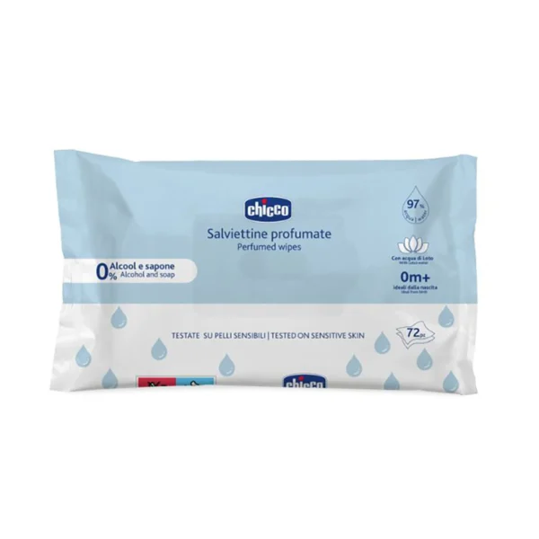 Chicco vlažne maramice bez poklopca (72 kom)