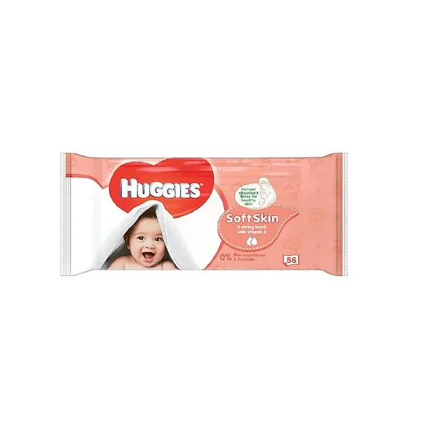 Huggies Baby vlazne maramice Soft Skin 56kom