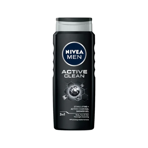 Nivea srednja kupka Active Clean 500ml muska