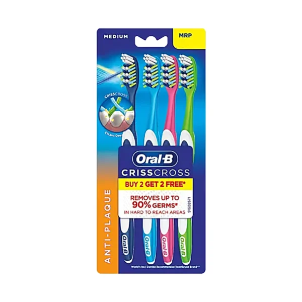 Oral B cetkica za zube Criss Cross Anti Plaque 4/1