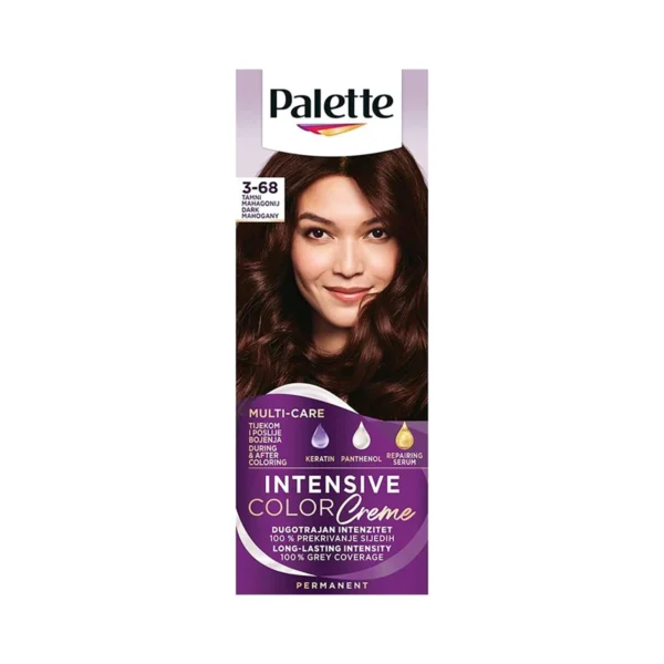 Palette farba za kosu 3-68 Tamno mahogany Multi