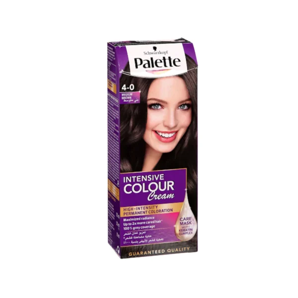 Palette farba za kosu 4-0 Srednje smeđa