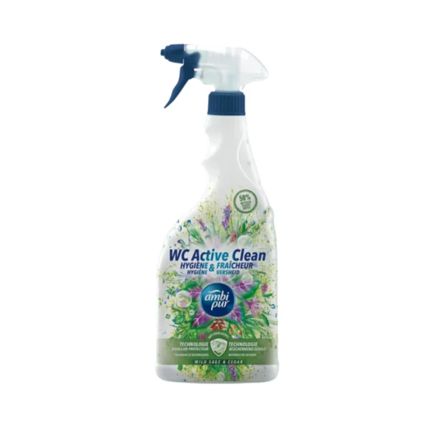AmbiPur WC gel sa pumpicom Wild Saga&Cedar 750ml