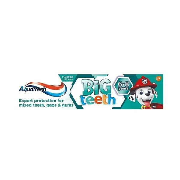 Aquafresh pasta Dečija Big Teeth 6-8 god 50ml