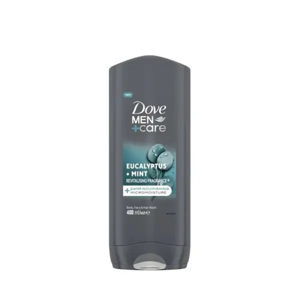 Dove srednja kupka Eukalyptus&Mint 400ml muska