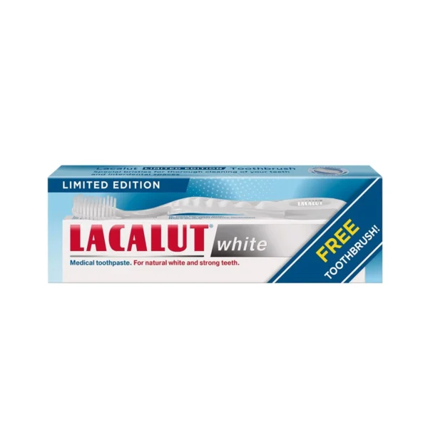 Lacalut pasta White 75ml + Cetkica za Zube