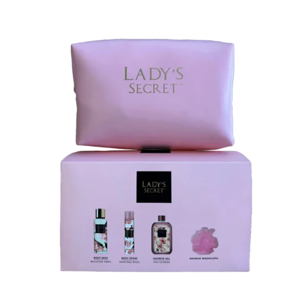 Ladys Secret set Backstage (deo+body mist+shower+pufna)