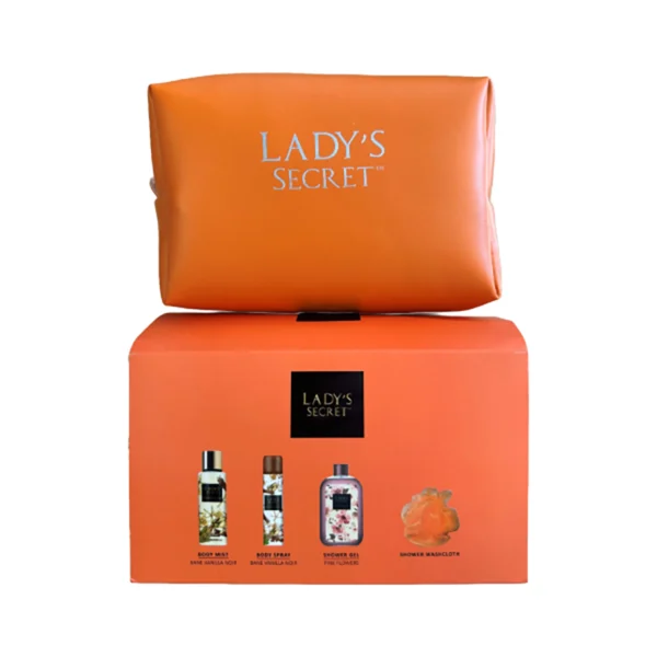 Ladys Secret set Set Vanilla (deo+body mist+shower+pufna)