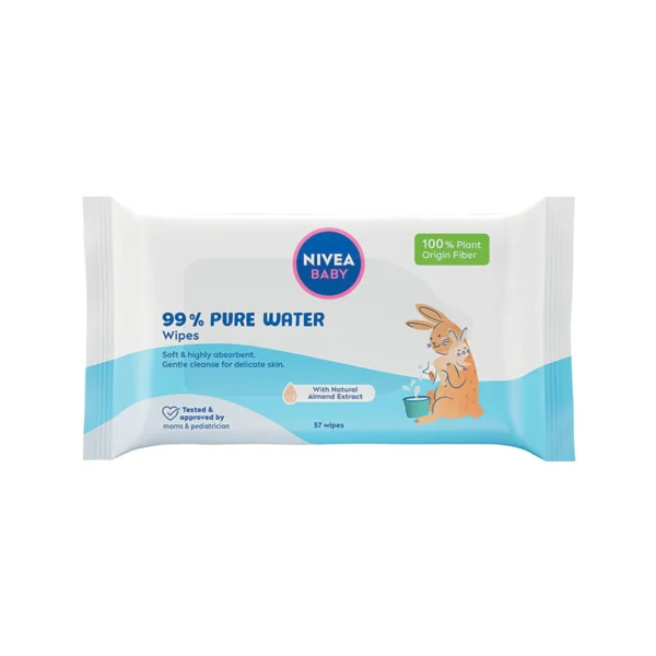 Nivea vlažne maramice Baby Pure (57 kom)
