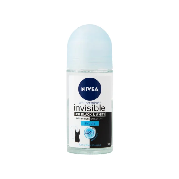 Nivea roll on Invisible Black&White Pure 50ml zenski
