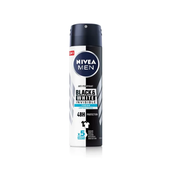 Nivea deo Black&White Invisiable Fresh 150ml muski